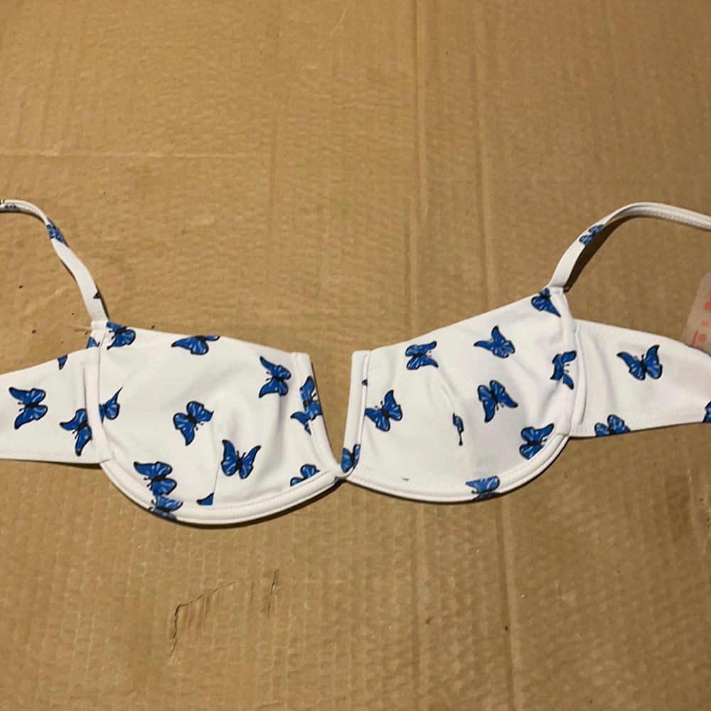Romwe butterfly bikini top
